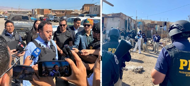 Encuentran cadáver en una maleta y bajo una losa de concreto en sector Cerro Chuño de Arica