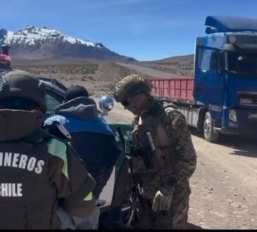 Ejército y Carabineros incautaron camiones que ingresaban por paso no habilitado