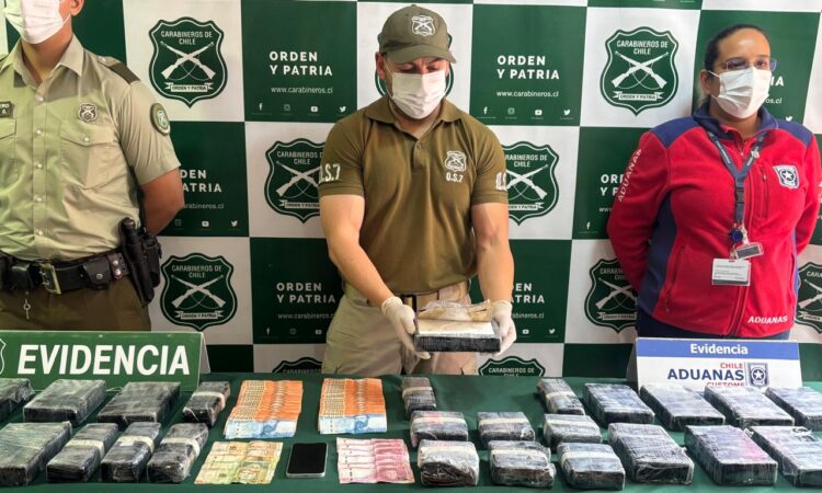 Camión escáner detectó 31 kilos de cocaína pura en complejo fronterizo Chacalluta de Arica
