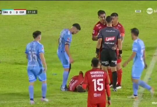 En el choque de trenes San Marcos descarriló en el Carlos Dittborn