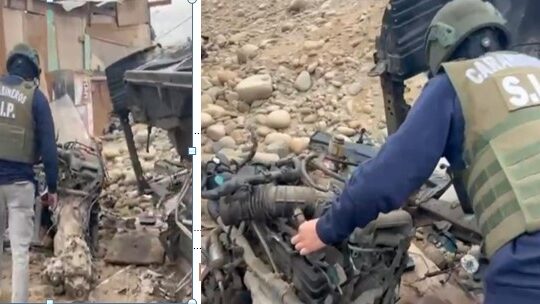 En las tomas de Arica extranjeros desmantelaban autos robados