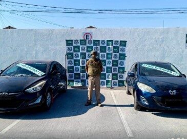 Capturada banda que tenía “automotora” de autos robados en Arica