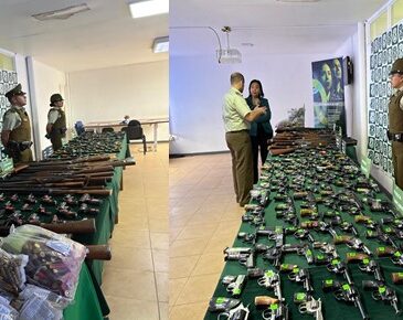 160 armas y 4.777 municiones recuperó Carabineros en la comunidad ariqueña