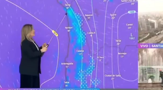 Pronostican inusuales lluvias de hasta 6 mm para mañana miércoles en Arica
