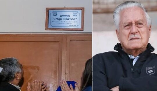 Camarín de San Marcos de Arica bautizado con el nombre de Enrique “Papi” Correa