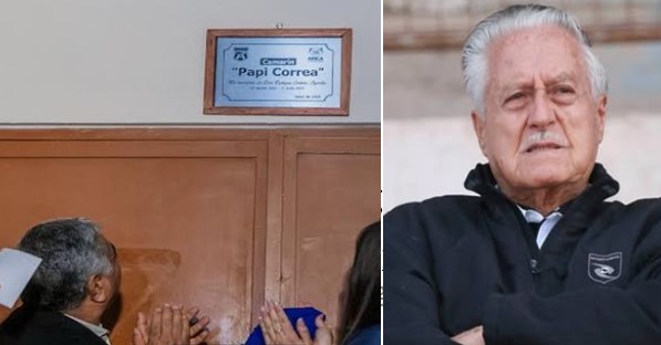 Camarín de San Marcos de Arica bautizado con el nombre de Enrique “Papi” Correa
