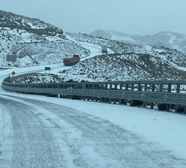 Cierran preventivamente carretera a Bolivia por intensas nevazones y viento blanco