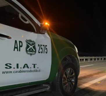 Un fallecido y un herido grave en volcamiento en la carretera 5 Norte