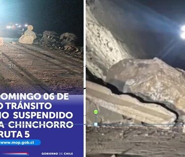 Cerrada la Cuesta Camarones: Derrumbes cada 2 horas y problemas de visibilidad