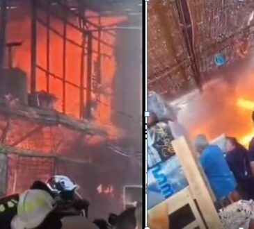 Incendio de grandes proporciones arrasa terminal ASOCAPEC: Más de 4 horas luchando contra las llamas