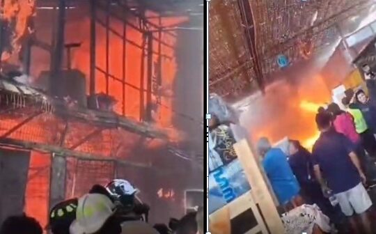 Incendio de grandes proporciones arrasa terminal ASOCAPEC: Más de 4 horas luchando contra las llamas