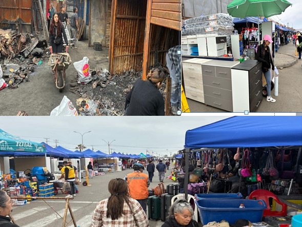 Pérdidas por los 200 locales y bodegas quemados en ASOCAPEC superan los 20 mil millones