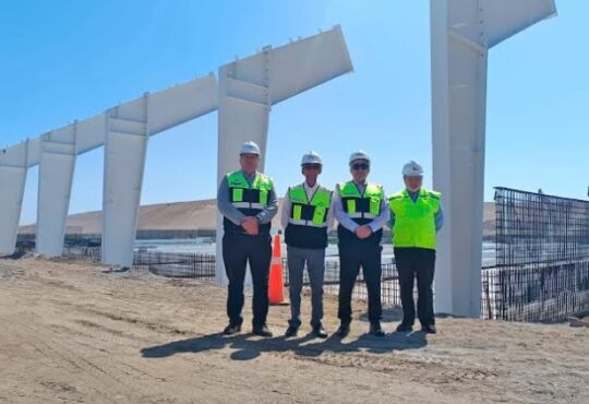 Nuevo galpón de minerales en Puerto Arica presenta un 62% de avance