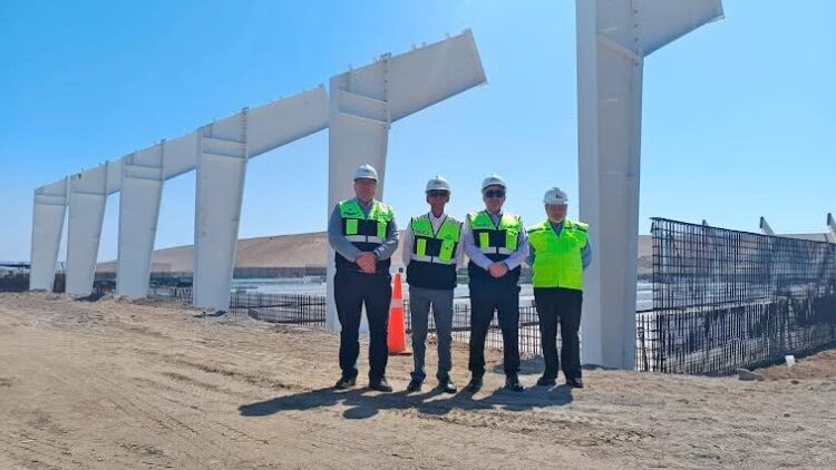 Nuevo galpón de minerales en Puerto Arica presenta un 62% de avance