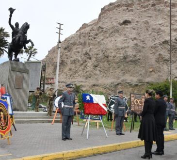 Emotivo homenaje al Libertador Bernardo O´Higgins en Arica