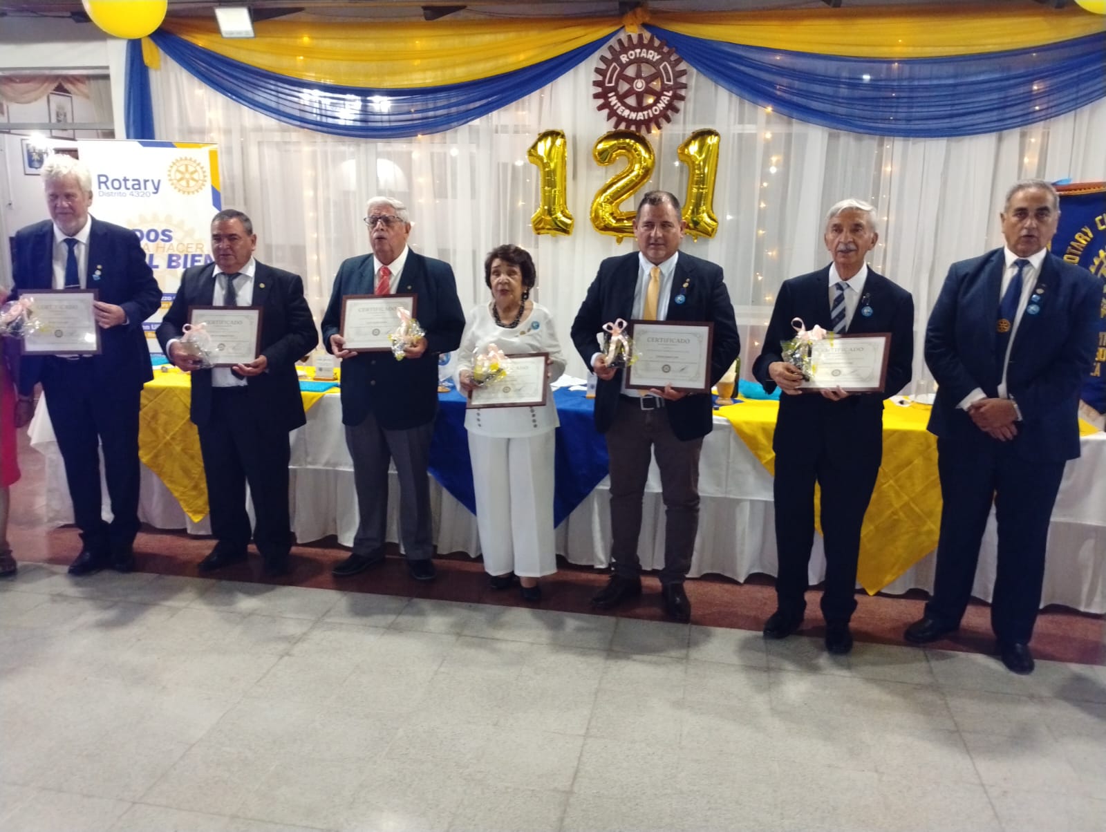 Clubes de Arica celebraron 121 años del movimiento rotario mundial