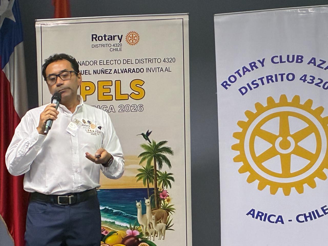 Gobernador electo de Rotary: “Es un honor servir a la comunidad ariqueña”