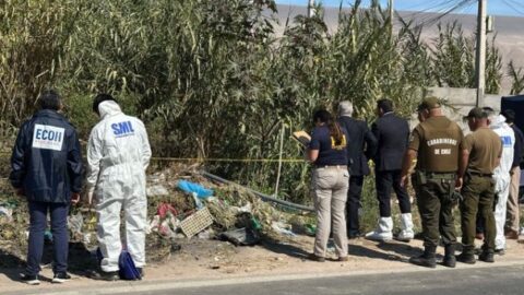 Puzzle policial ante hallazgo de cadáver de joven mujer en canal de regadío en Azapa