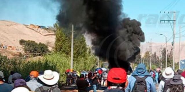 Moquegua en llamas por conflictos territoriales