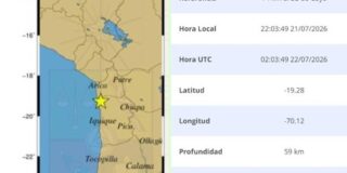 Sismo 4.8 en Arica