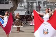 Chile saludó al Perú con tradicional contrapunto de bandas en Tacna