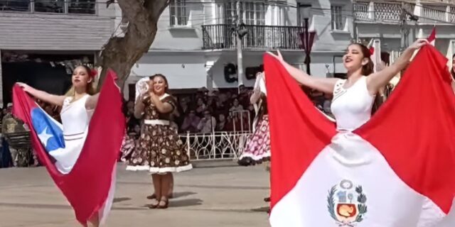 Chile saludó al Perú con tradicional contrapunto de bandas en Tacna