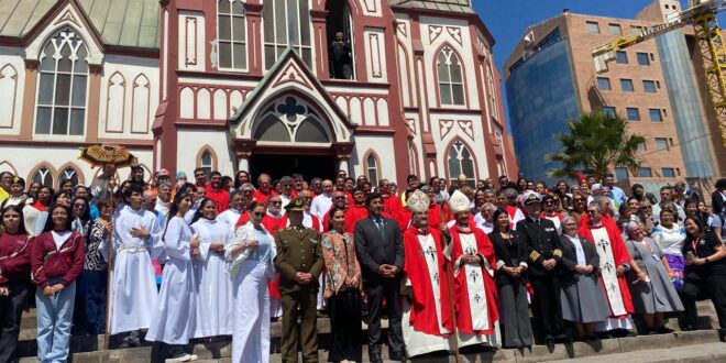Nuncio Apostólico en Chile participa en ceremonia y Eucaristía por 40 años de Diócesis San Marcos de Arica
