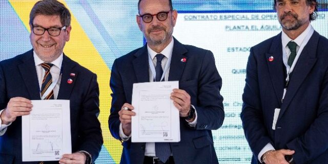 Quiborax firmó convenio con el Estado para producir litio con ripios de la planta El Águila