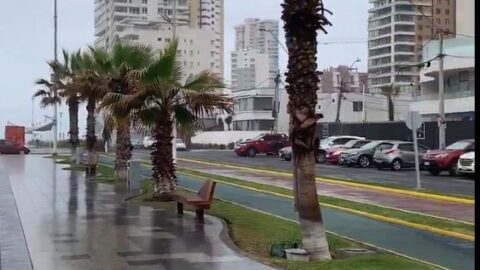 Llovió este lunes en Iquique y Alto Hospicio