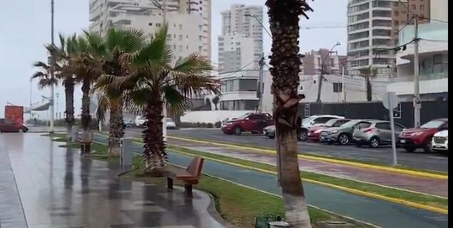 Llovió este lunes en Iquique y Alto Hospicio