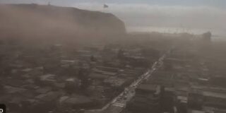 Senapred  decretó Alerta Amarilla en Arica por fuerte ventarrón