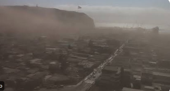 Senapred  decretó Alerta Amarilla en Arica por fuerte ventarrón