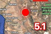 Nuevo temblor en la región: Ahora 5.1 en Putre