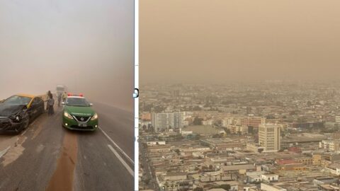 Este martes Arica estuvo bajo tormenta de arena