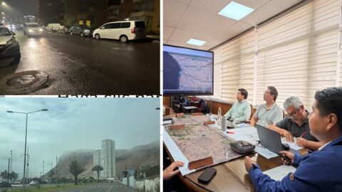 Histórico pronóstico de precipitaciones en Arica y Parinacota