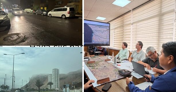Histórico pronóstico de precipitaciones en Arica y Parinacota