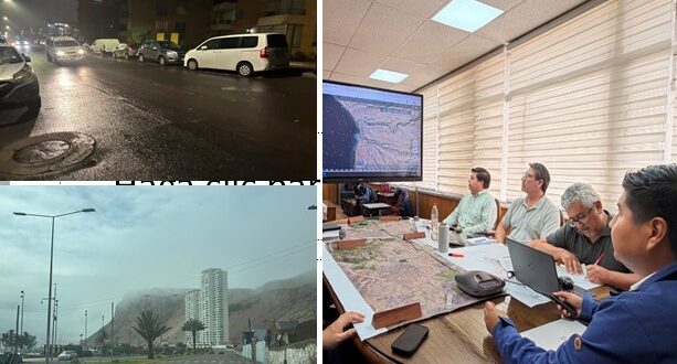 Histórico pronóstico de precipitaciones en Arica y Parinacota