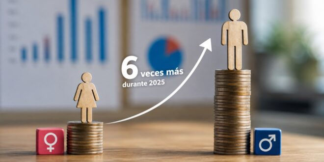 Brecha salarial:  Ingresos de los hombres crecieron 11.9 % y las mujeres solo un 2.1 %