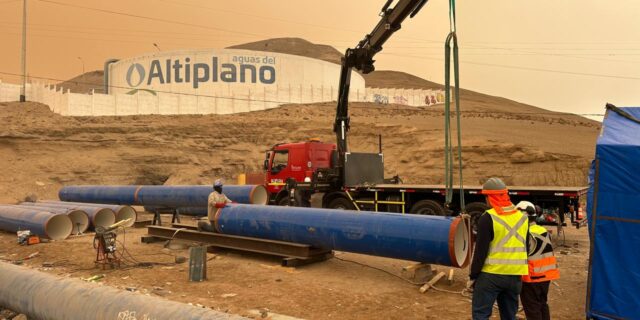Renuevan redes de agua potable en Arica