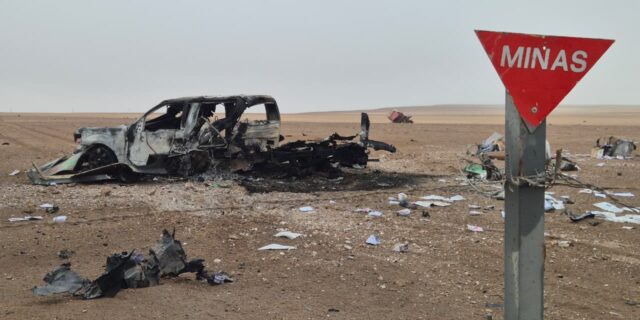 Camioneta que venía de Tacna explotó en campo minado en el Hito 16
