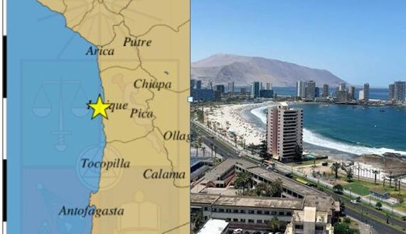 Fuerte sismo madrugador de 5.2 sacudió a Iquique